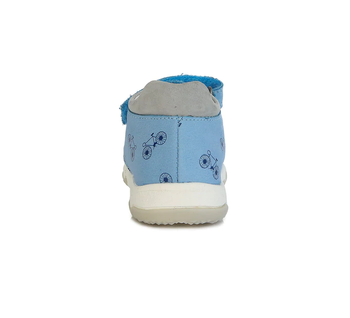 Sandale piele baieti, bleu, flexibile, cu velcro- D.D.Step [2]