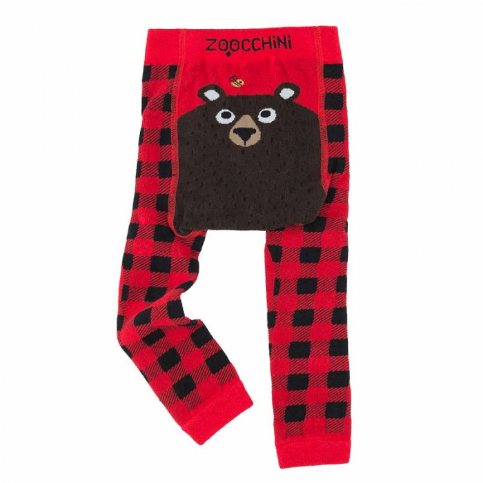 Set pantaloni si soseste antiderapante, Zoocchini, 12-18 Luni, Bear [4]
