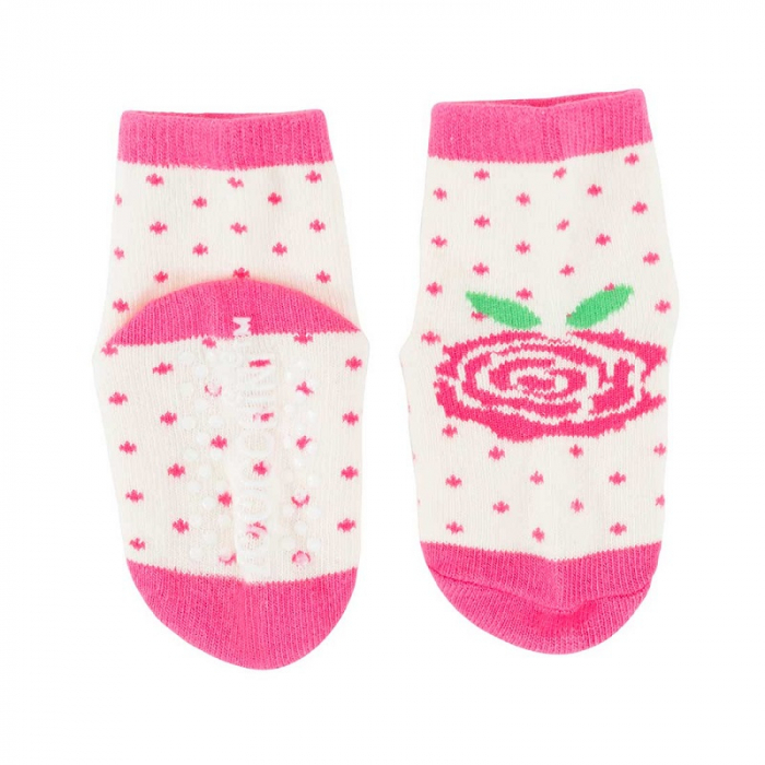 Set pantaloni si soseste antiderapante, Zoocchini, 12-18 Luni, Bunny [6]