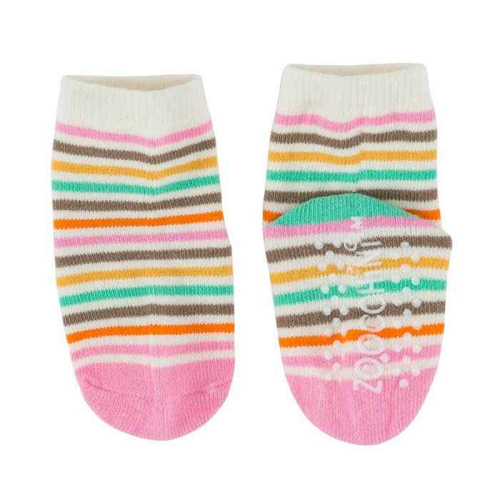 Set pantaloni si soseste antiderapante, Zoocchini, 12-18 Luni, Fawn [6]