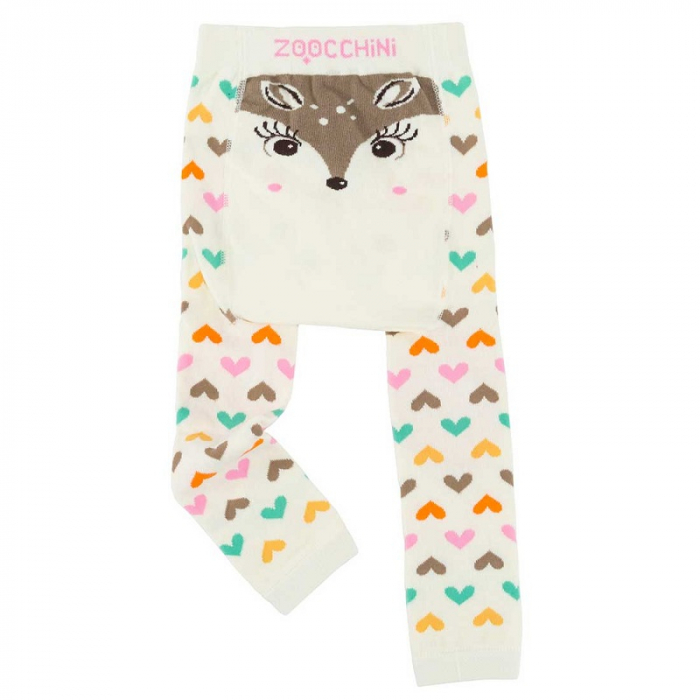 Set pantaloni si soseste antiderapante, Zoocchini, 12-18 Luni, Fawn [4]
