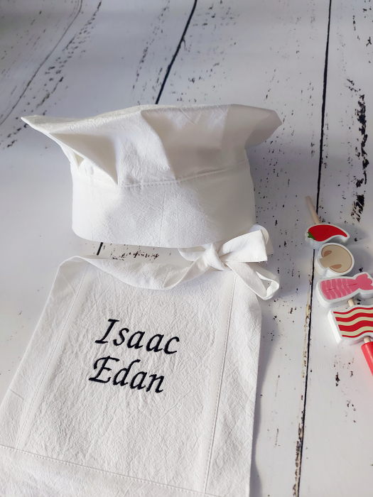 Set sort si boneta bucatar pentru copii - Personalizat [2]