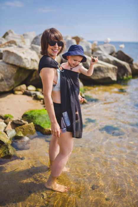 Sling cu inele LennyLamb Water ring sling (100% polyester) Negru [6]