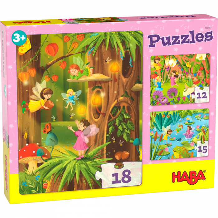 Taramul Zanelor, Set 3 jocuri puzzle evolutiv pentru copii [1]