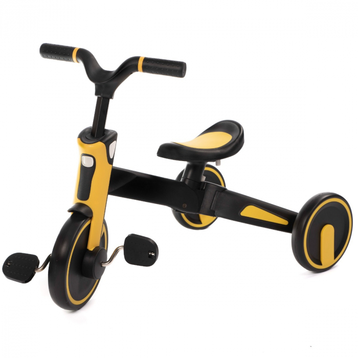 Tricicleta Uonibay 3 in 1, Pliabila - Yellow [2]