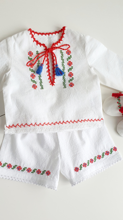 Costumas botez pentru baieti - Filip [2]