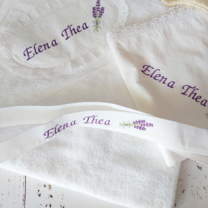 Trusou botez complet 13 piese- Sweet Lavander [9]