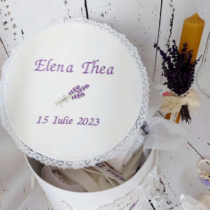Trusou botez complet 13 piese- Sweet Lavander [13]