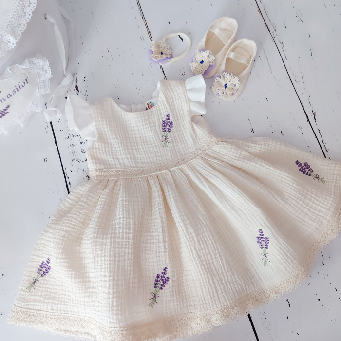 Trusou botez complet 13 piese- Sweet Lavander [21]