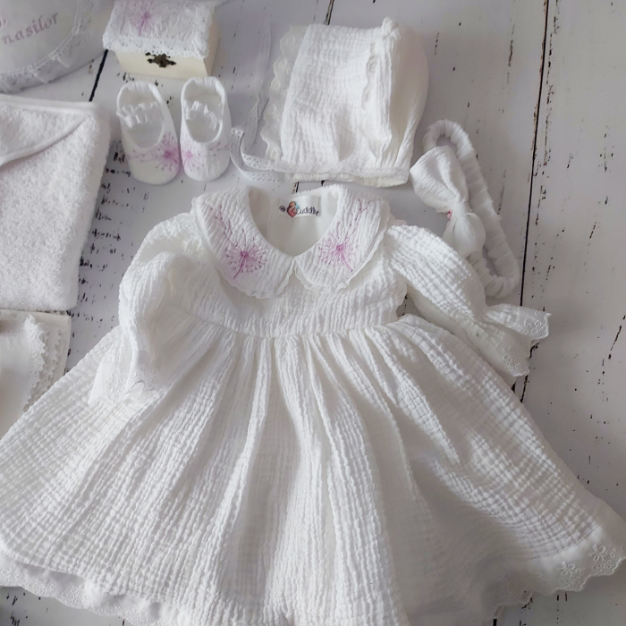 Trusou botez complet 13 piese- Sweet Purple Dandelion [8]