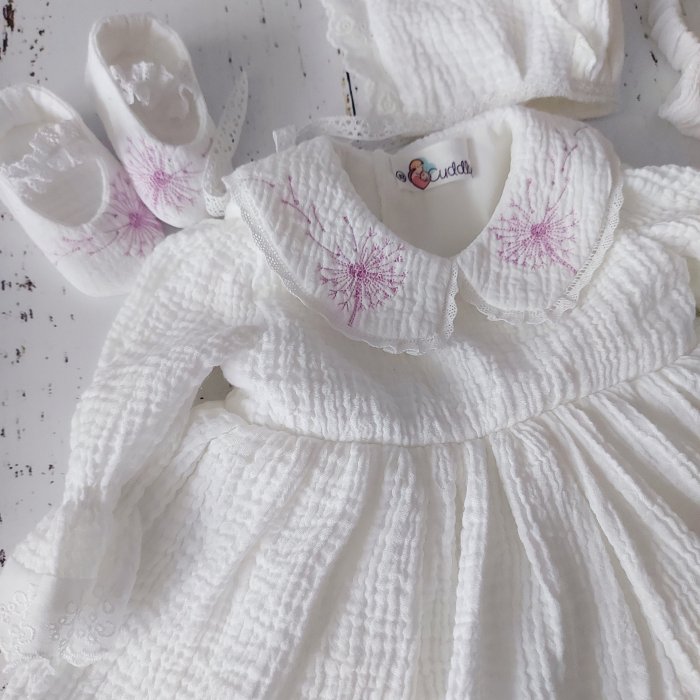 Trusou botez complet 13 piese- Sweet Purple Dandelion [2]