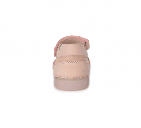 Pantofi fete cu LED, piele, roz - D.D.Step [1]