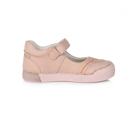 Pantofi fete cu LED, piele, roz - D.D.Step [2]