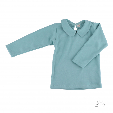 Haine naturale - Bluza din bumbac organic, cu guleras- Iobio Popolini - Marie