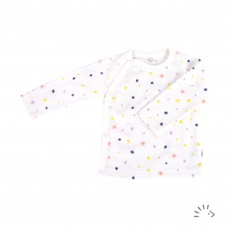Bluze si tricouri - Bluza din bumbac organic pentru bebelusi- Sparkle
