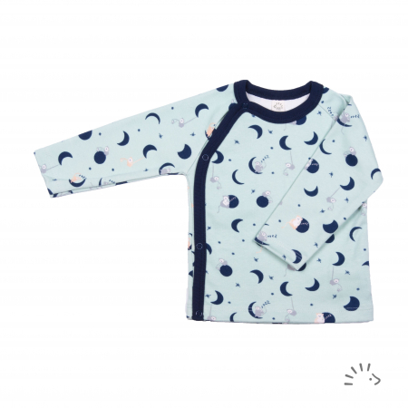 Haine naturale - Bluza din bumbac organic pentru bebelusi- Monkeys