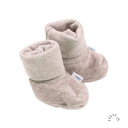 Botosei din bumbac organic plusat- Beige