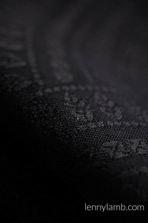 Cardigan/ protectie babywearing pentru vreme rece I PEACOCK'S TAIL - PITCH BLACK I LennyLamb I Marime L/XL [6]