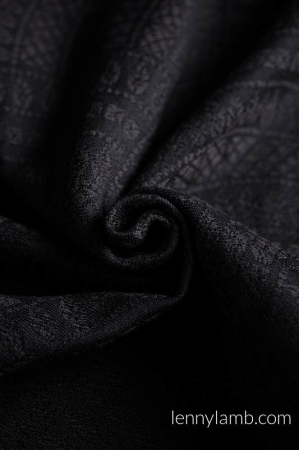 Cardigan/ protectie babywearing pentru vreme rece I PEACOCK'S TAIL - PITCH BLACK I LennyLamb I Marime L/XL [1]