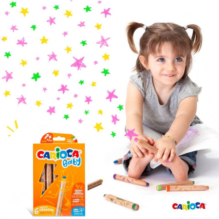 Carioci Lavabile Carioca Baby 2ani+ Set 12 culori [1]