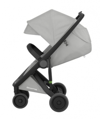 Carucior, Greentom, Classic Upp, 100% Ecologic, Black Grey [1]