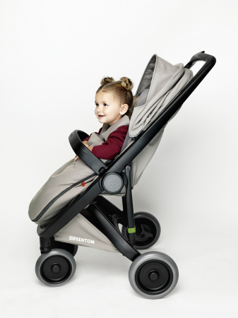 Carucior, Greentom, Classic Upp, 100% Ecologic, Black Grey [2]