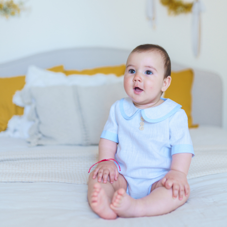 Body camasa din in 100% pentru baietei [2]