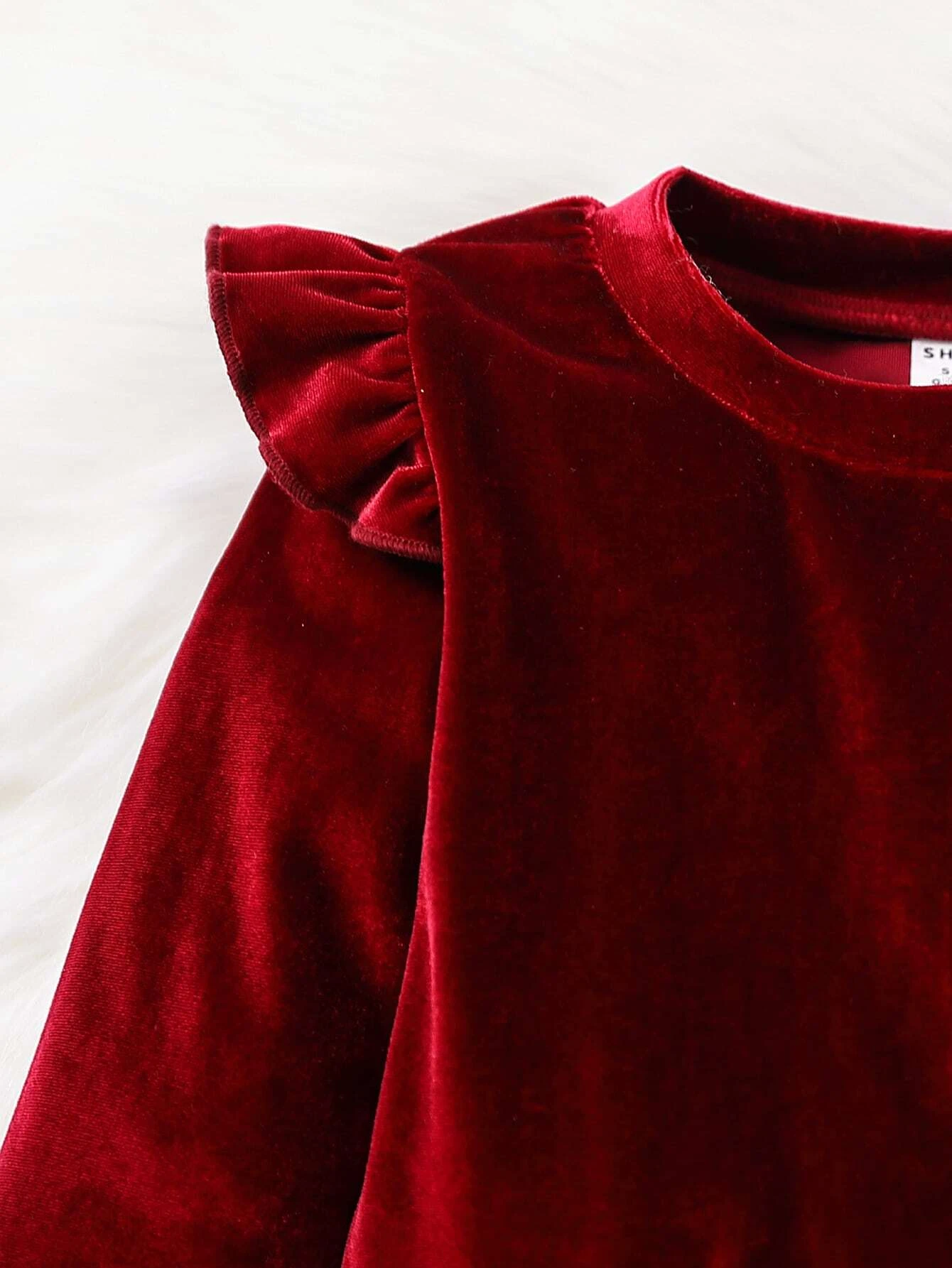 Costumas fete din catifea 2 piese I Maya [2]