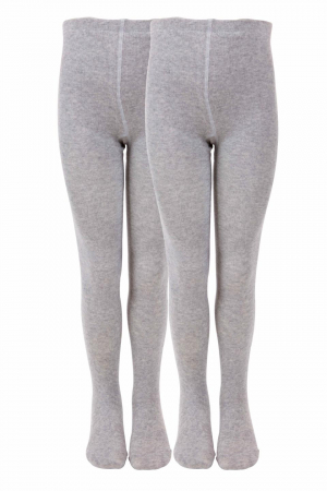 Haine naturale - Dres copii bumbac- pachet 2 buc- Grey