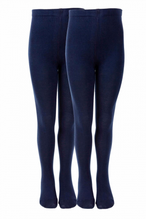Haine naturale - Dres copii bumbac- pachet 2 buc- Marine