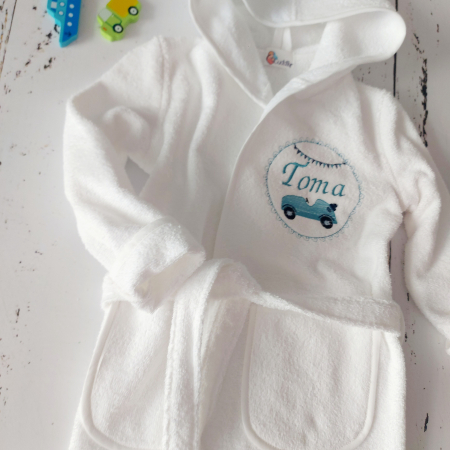 Halat de baie pentru copii 100% bumbac l Personalizat [3]