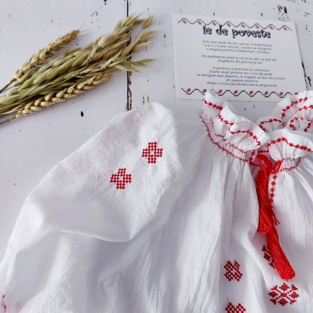 Ie traditionala fete - Catrinel - rosu [5]