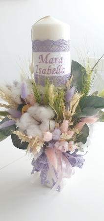 Lumanare botez Garofita [1]