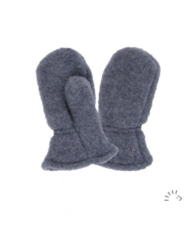 Manusi - Manusi copii lana merino fleece- Anthracite