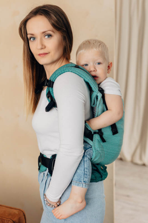 Marsupiu reglabil Lenny UpGrade LITTLE HERRINGBONE OMBRE GREEN [3]