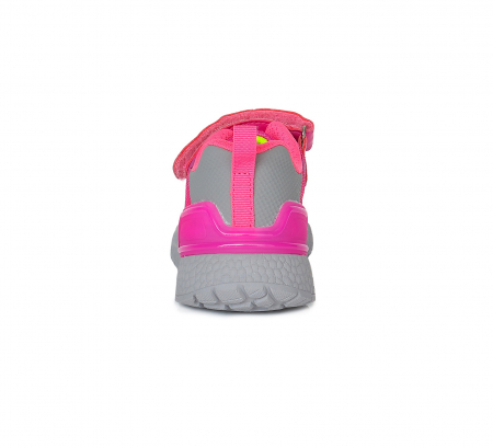 Pantofi sport din panza, fete, cu LED-uri, roz - D.D.Step [1]