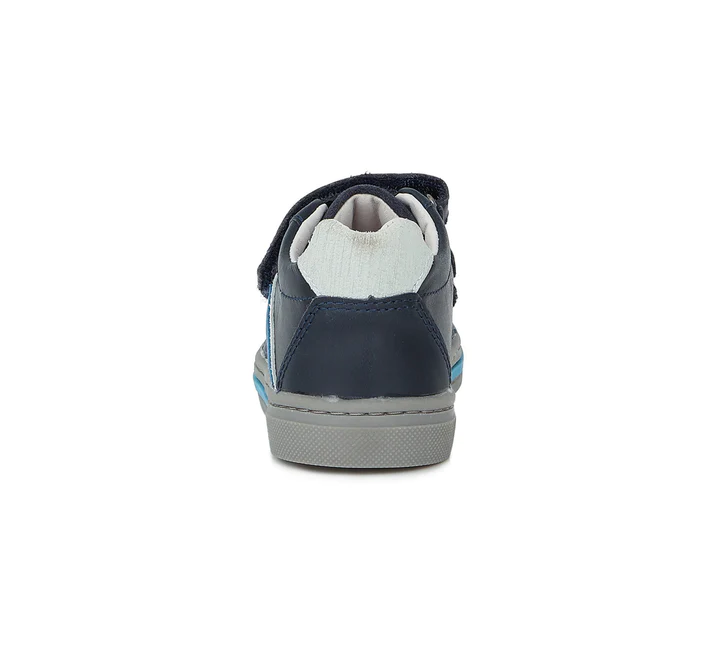 Pantofi sport din piele naturala pentru baieti, cu talpa supinata - Bleumarin Royal Blue - Ponte20 [1]