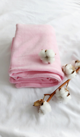 Paturica plusata mare cu fata dubla- Rose Pink [1]