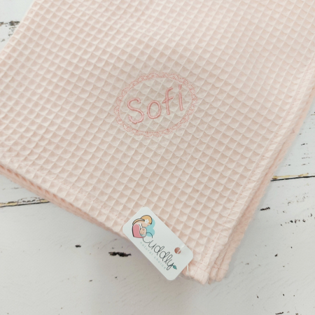 Paturica plusata mare cu fata dubla- Rose Pink [0]