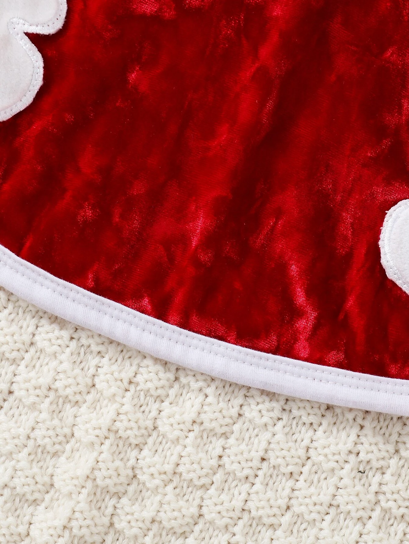 Colectia de Craciun - Pelerina fete din catifea - Craciunita