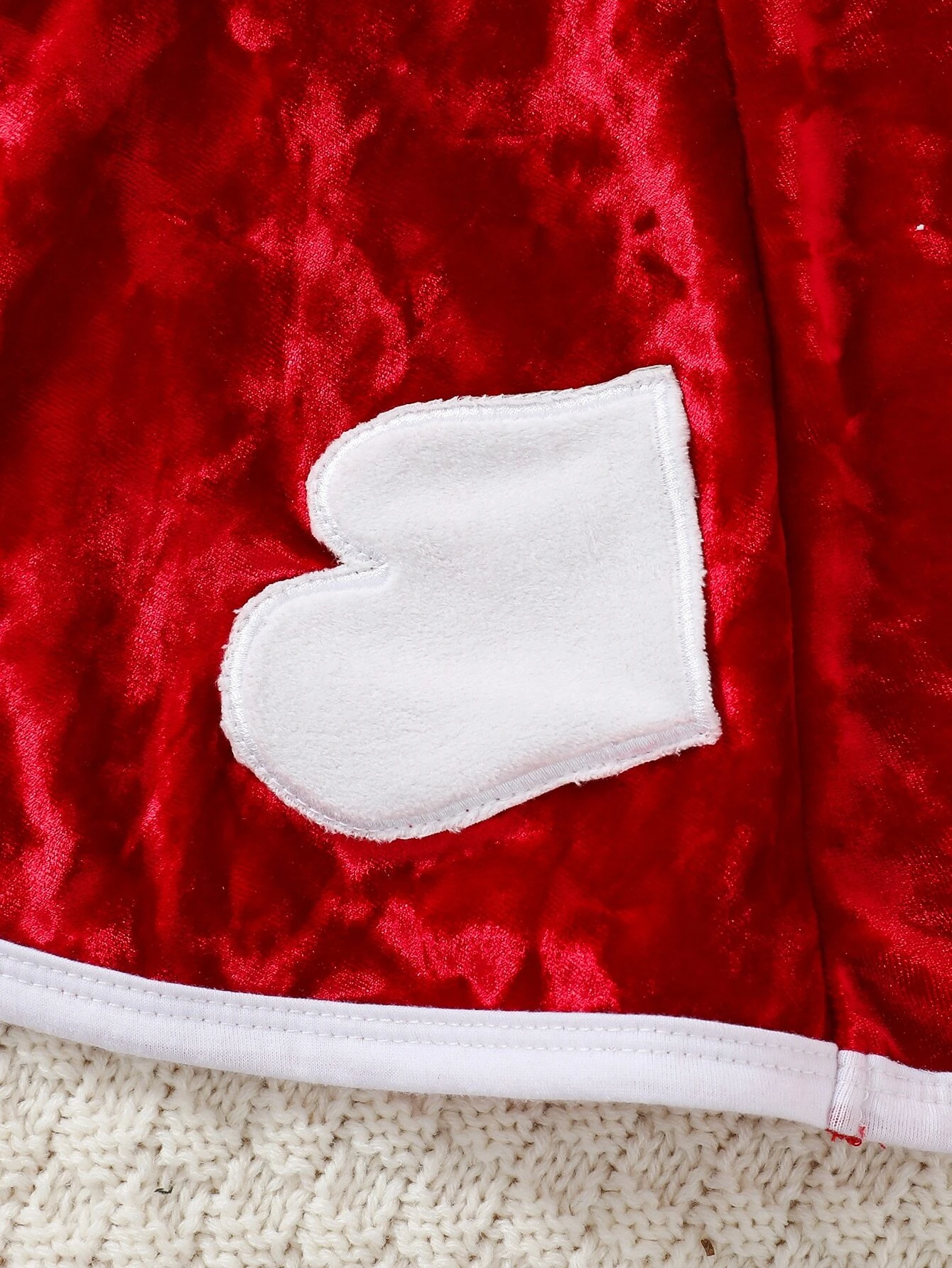 Pelerina fete din catifea - Craciunita [3]