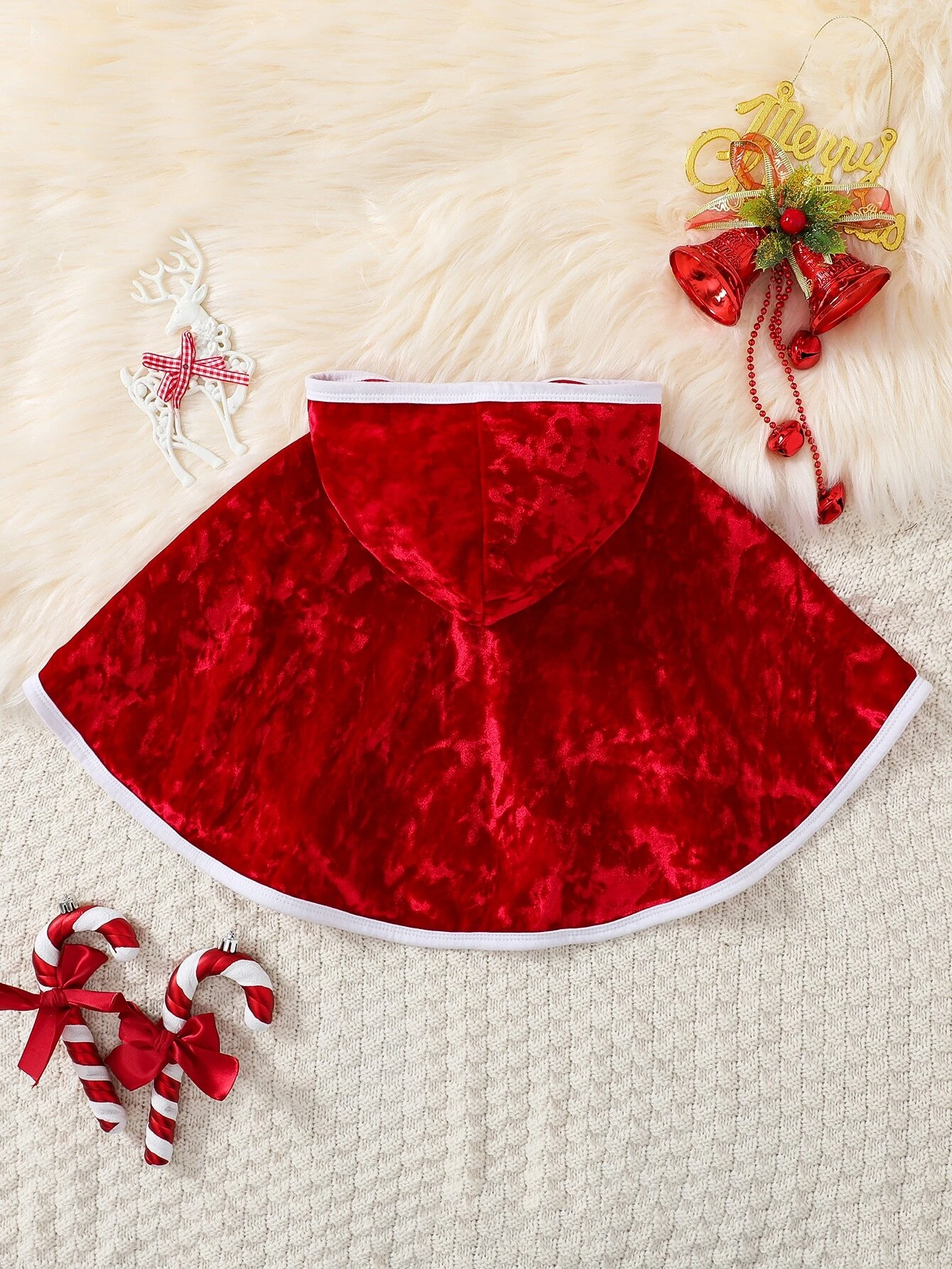 Pelerina fete din catifea - Craciunita [1]