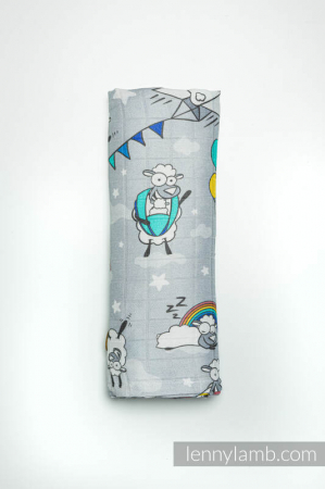 Pleduri si muselina - Pled muselina bambus 120x120 cm - LENNY TALES- LennyLamb