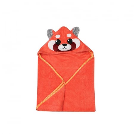 Prosop de baie cu gluga, Zoocchini, 76 x7 6cm, Red Panda [0]