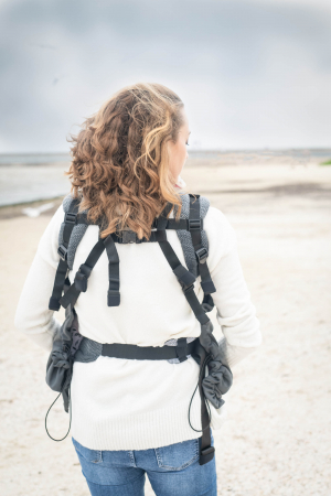 Protectie universala impermeabila babywearing- LennyLamb - Negru [1]