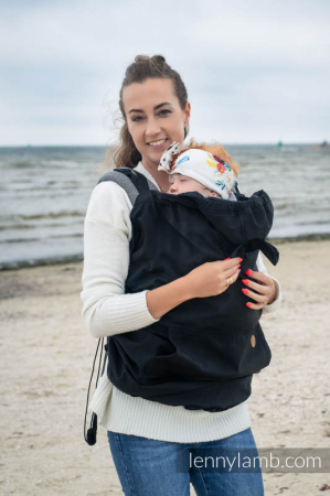 Protectie universala impermeabila babywearing- LennyLamb - Negru [3]