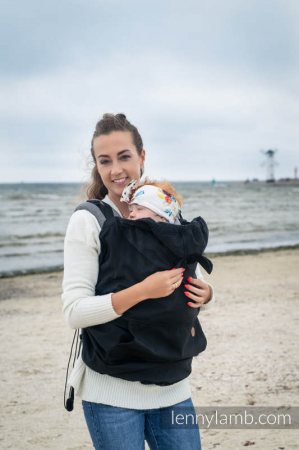Protectie universala impermeabila babywearing- LennyLamb - Negru [4]