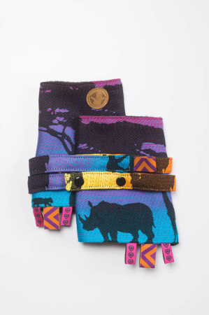 Protectii bretele marsupiu - Protectii bretele LennyLamb - RAINBOW SAFARI