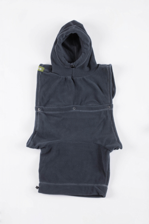 Pieptar polar fleece 2 in 1 Mami si Bebe- Turtleneck for Two Black [9]