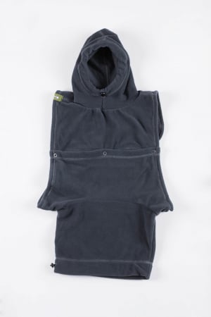 Pieptar polar fleece 2 in 1 Mami si Bebe- Turtleneck for Two - Dark Grey [7]